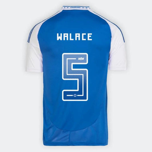 Cruzeiro WALACE 5 Home 2025-26 Jersey – Blue by Soccer Jersey