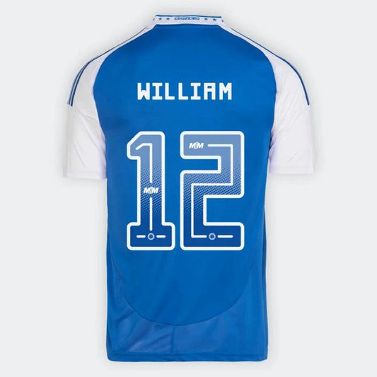 Cruzeiro WILLIAM 12 Home 2025-26 Jersey – Blue by Soccer Jersey