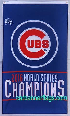 Chicago Cubs Flag-3x5FT Banner-100% polyester C Flag by flagsshop