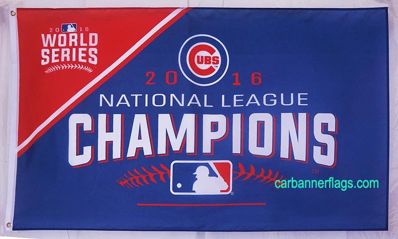 Chicago Cubs Flag-3x5FT Banner-100% polyester C Flag by flagsshop