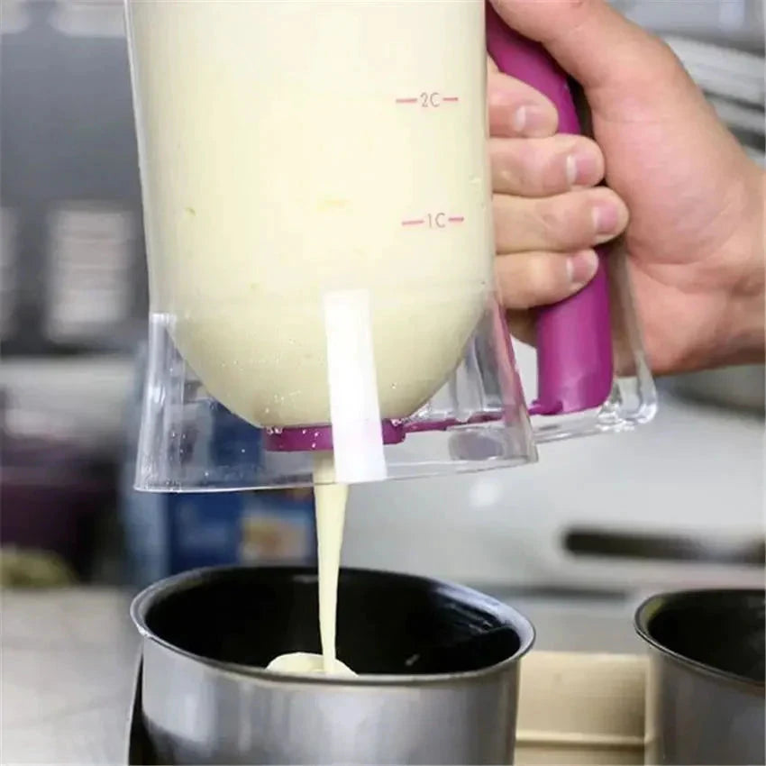 Cupcake Pancake Cookies Cream Dispenser Cake Mix Jug Baking Essentials by Bowlift