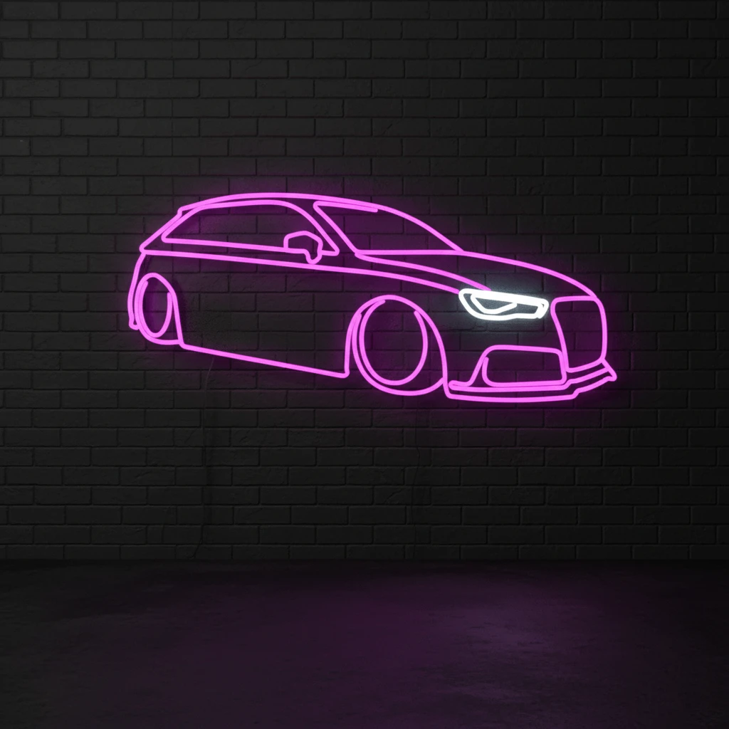 Custom Your Own Car Led Neon Sign Man Gift Garage Wall Decor Sign by Neonchics