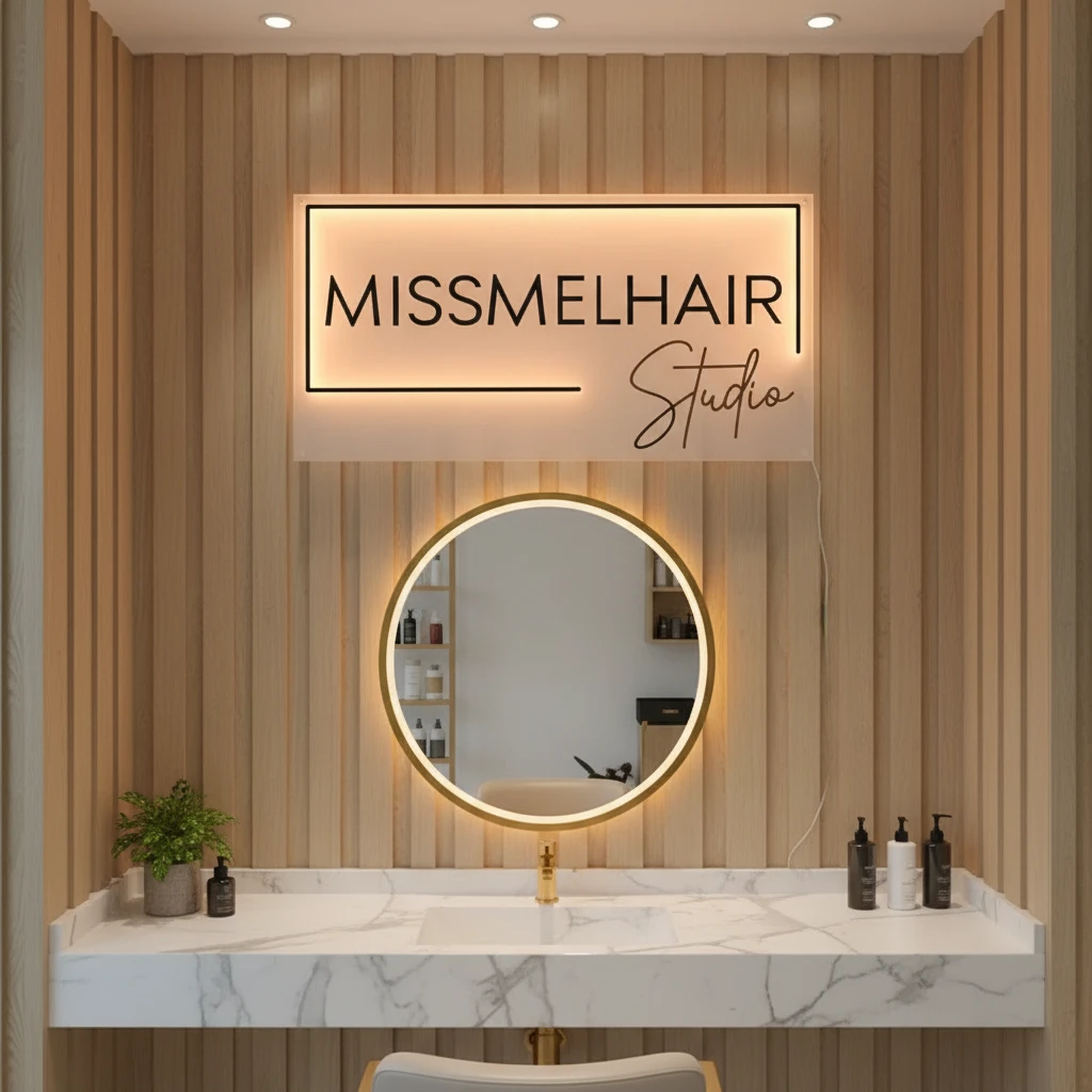 Custom Acrylic Backlit Business Logo Sign 3D Wall Decor Sign by Neonchics Signs