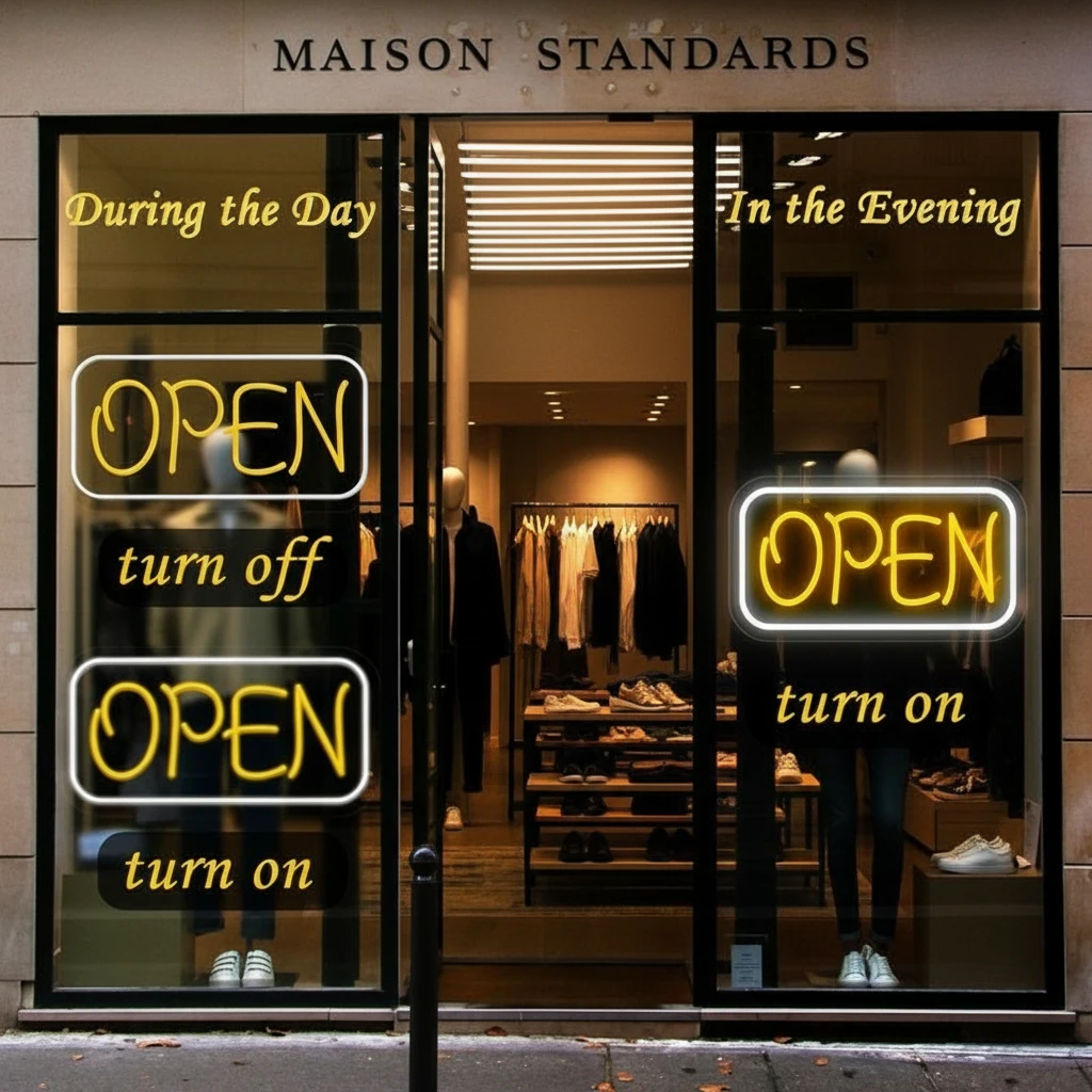 Neon Open Sign Acrylic Led Open Sign by Neonchics