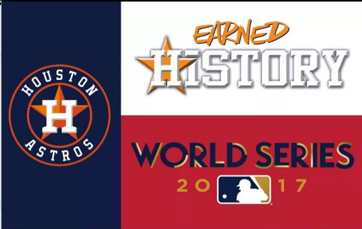 Custome Flag-3x5 FT Houston Astros Banner-100% polyester-2 Metal Grommets-Astros by flagsshop