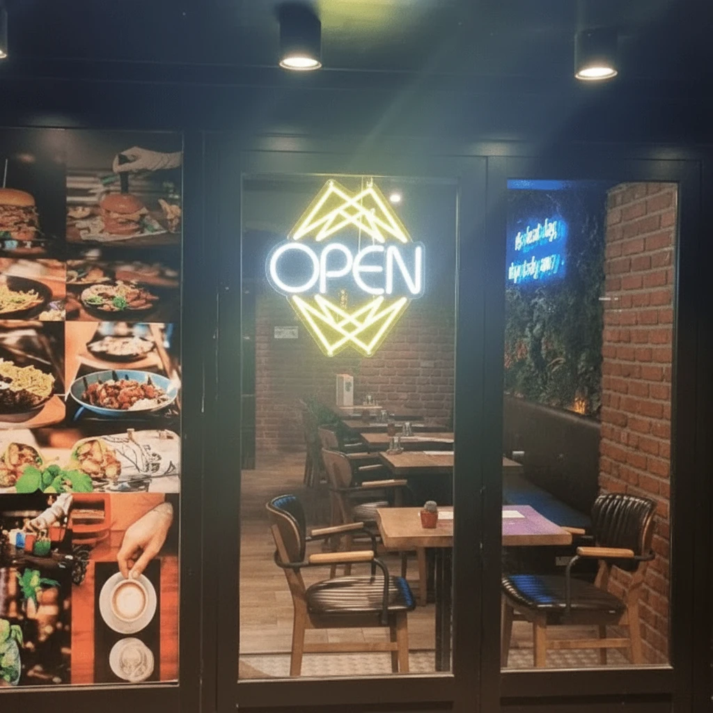 Neon LED Open Sign for Business Shop Decor by Neonchics