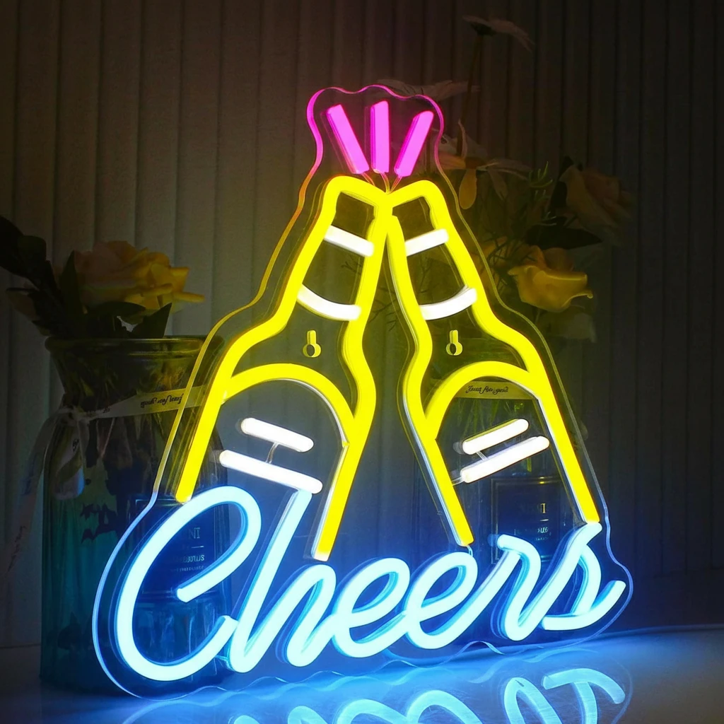 LED Beer Neon Sign Led Light up for Wall Art by Neonchics