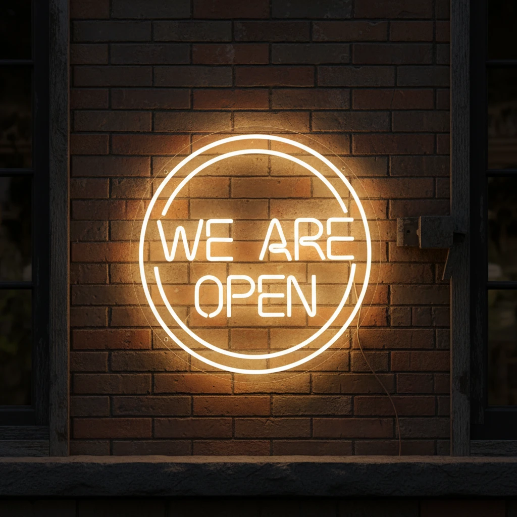 We Are Open Neon Sign Shop&Bar Open Led Sign by Neonchics