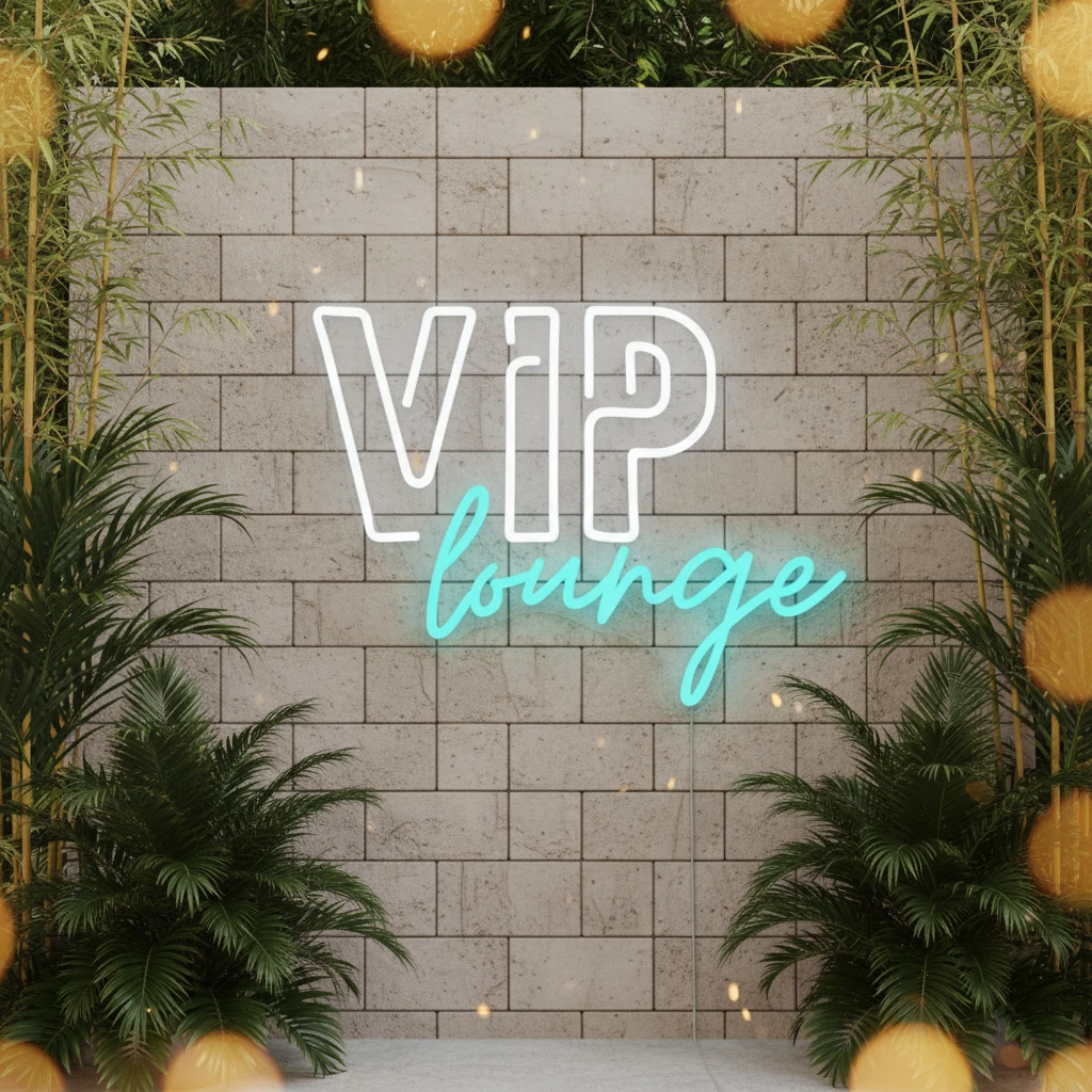 VIP Lounge Neon Sign Custom Led Neon Sign by Neonchics