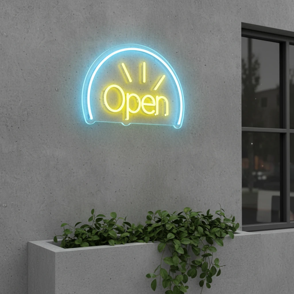 Open Neon Sign Shop&Bar Open Led Sign by Neonchics