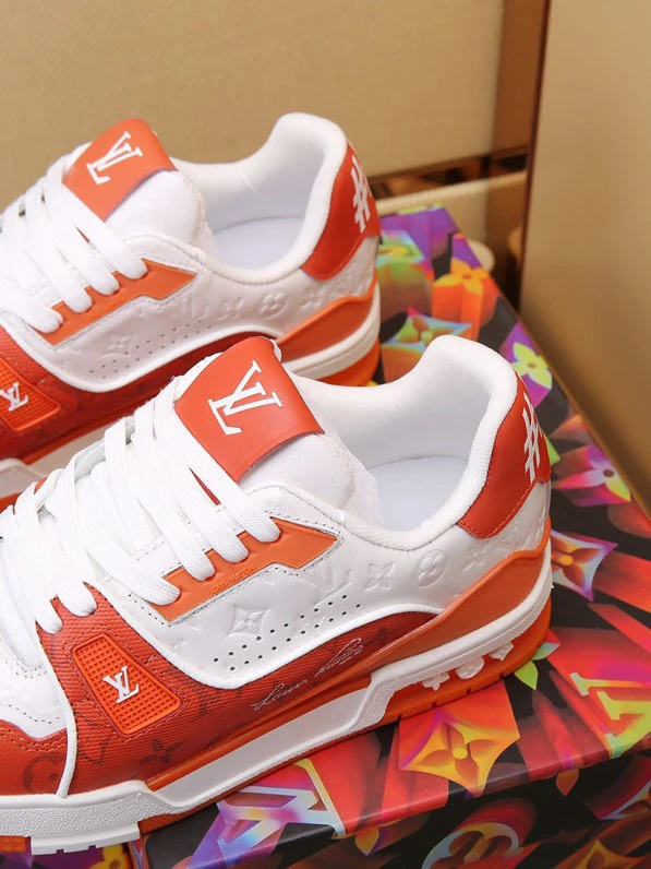 Luxury Trainer Sneakers Shoes #54 Signature Orange by Air Jordan