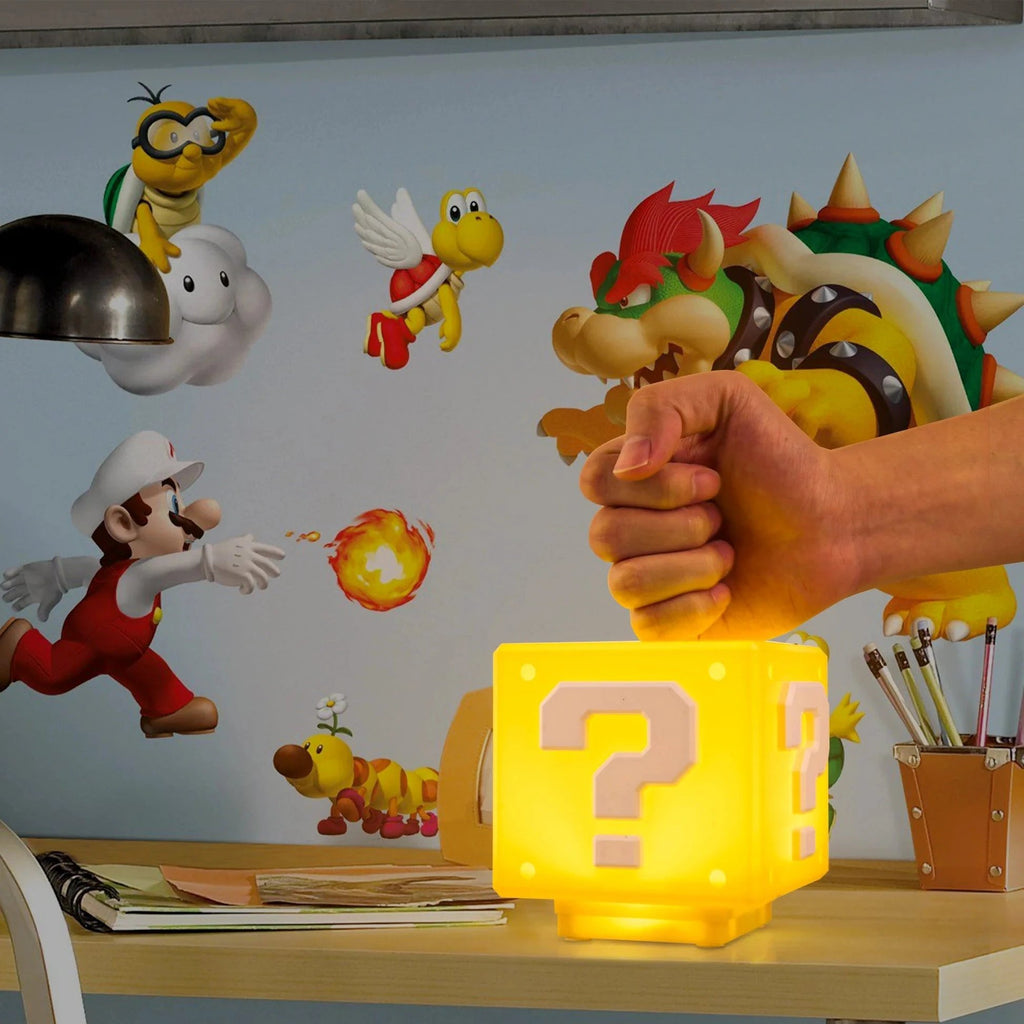 Power-Up Block Night Light - Super Mario-inspired Game Decoration Bowlift by Bowlift