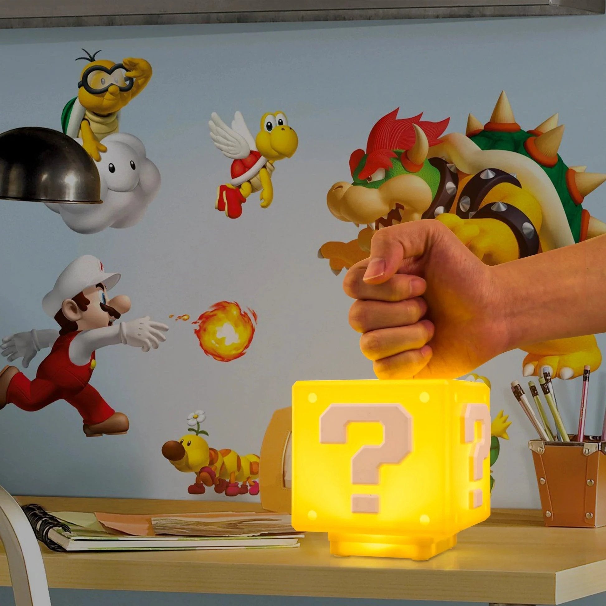 Power-Up Block Night Light - Super Mario-inspired Game Decoration Bowlift by Bowlift