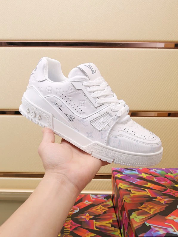 Luxury Trainer Sneakers Shoes #54 Signature White by Air Jordan