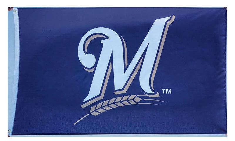 Milwaukee Brewers Flag-3x5FT Banner-100% polyester by flagsshop