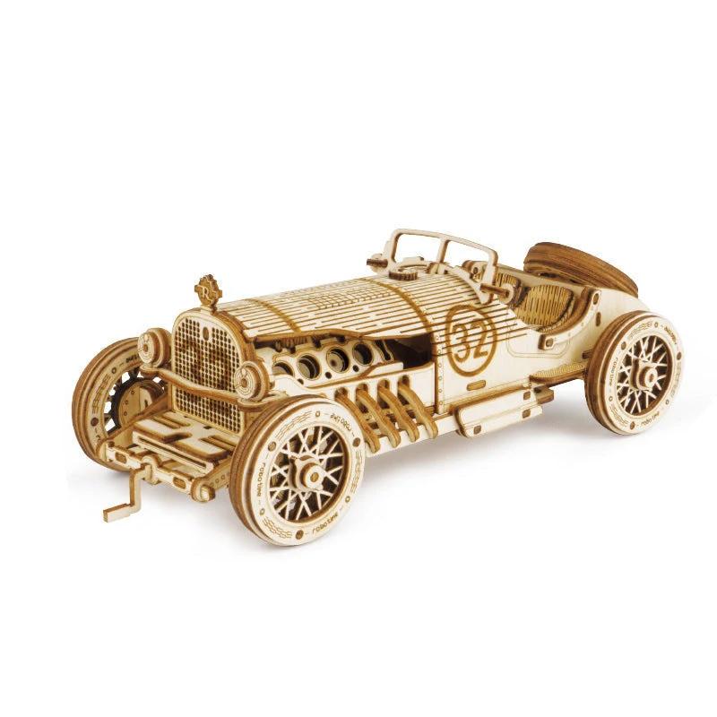 Puzzle Model Mechanical Made of Wood Super by Bowlift