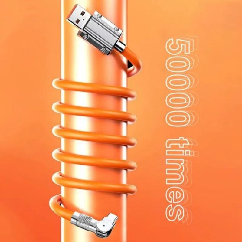 Magnetic Charging Cable | 540° Rotating Connector | Fast Charge with LED Glow by BowLift