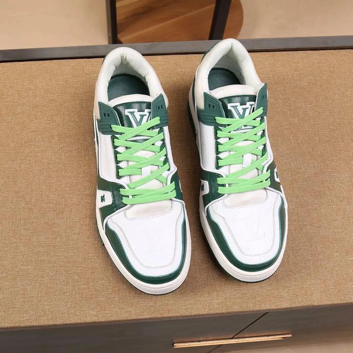 Luxury Virgil Trainer Sneakers Shoes Signature Green by Air Jordan