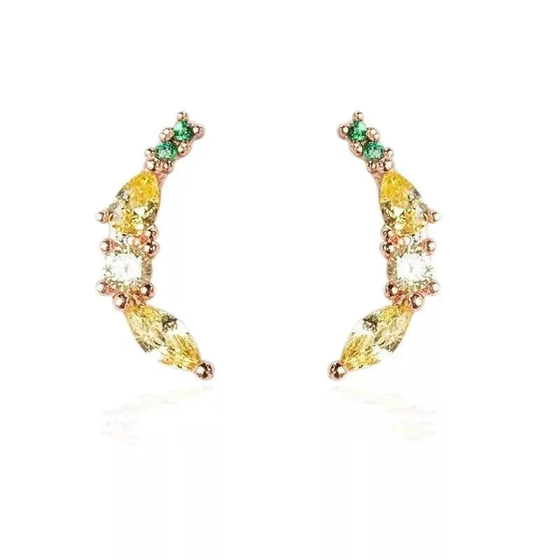 Dainty Fruit Hoop & Stud Earrings by BowLift