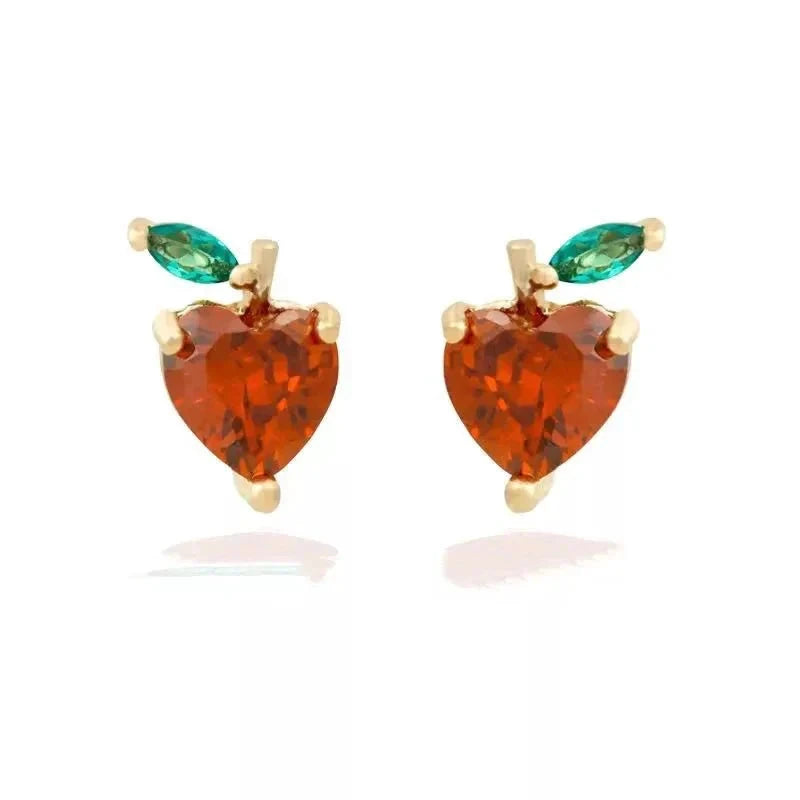 Dainty Fruit Hoop & Stud Earrings by BowLift