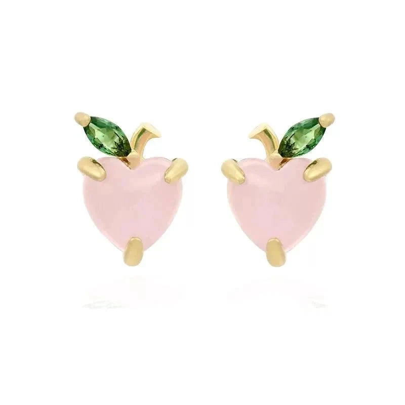 Dainty Fruit Hoop & Stud Earrings by BowLift