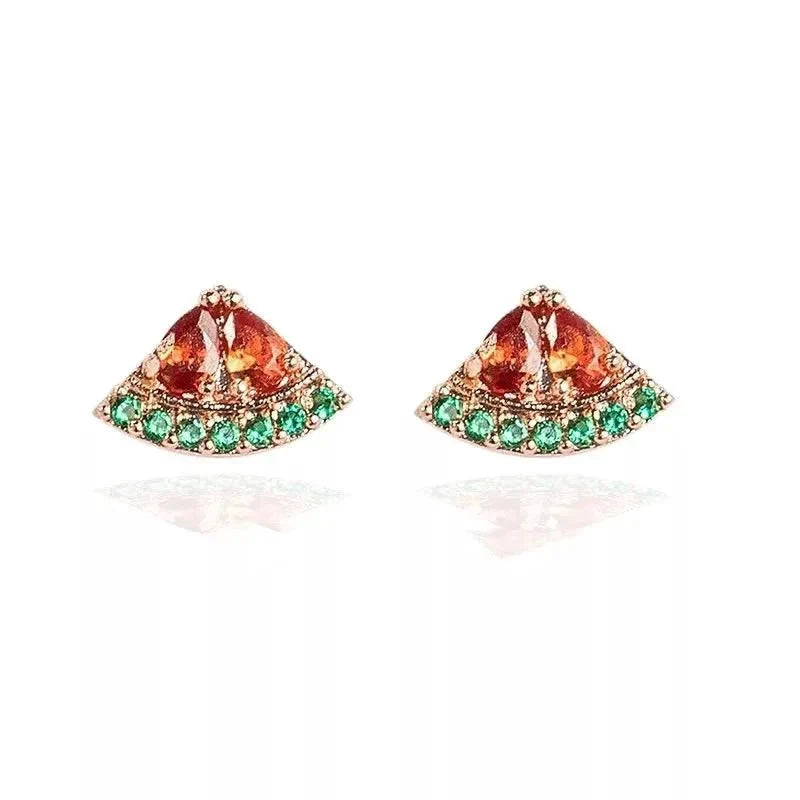 Dainty Fruit Hoop & Stud Earrings by BowLift