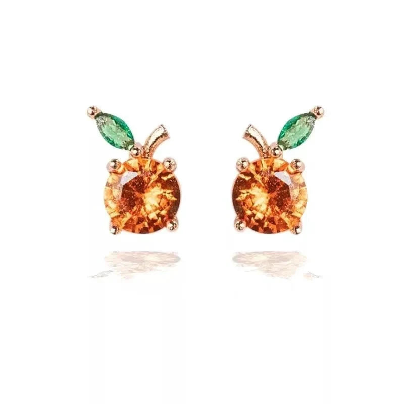 Dainty Fruit Hoop & Stud Earrings by BowLift