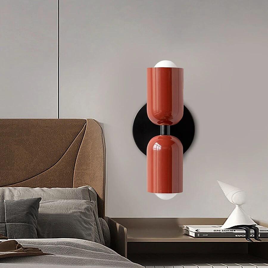 Modern Vintage Double-Headed Utility Room Wall Light - Stylish Illumination for Contemporary Spaces by BowLift