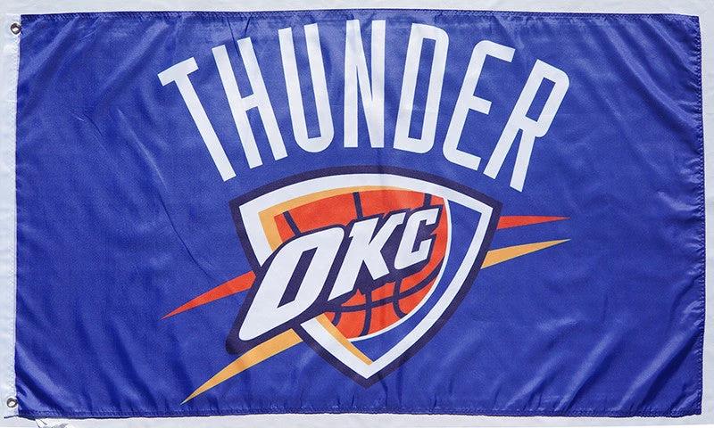 Oklahoma City Thunder Flag-3x5FT Banner-100% polyester by flagsshop
