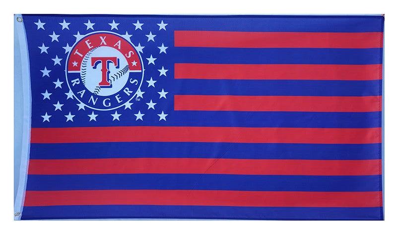 Texas Rangers Flag-3x5FT Banner-100% polyester by flagsshop