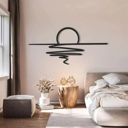 CurlMist - Modern Minimalist Wall Art Bowlift by Bowlift