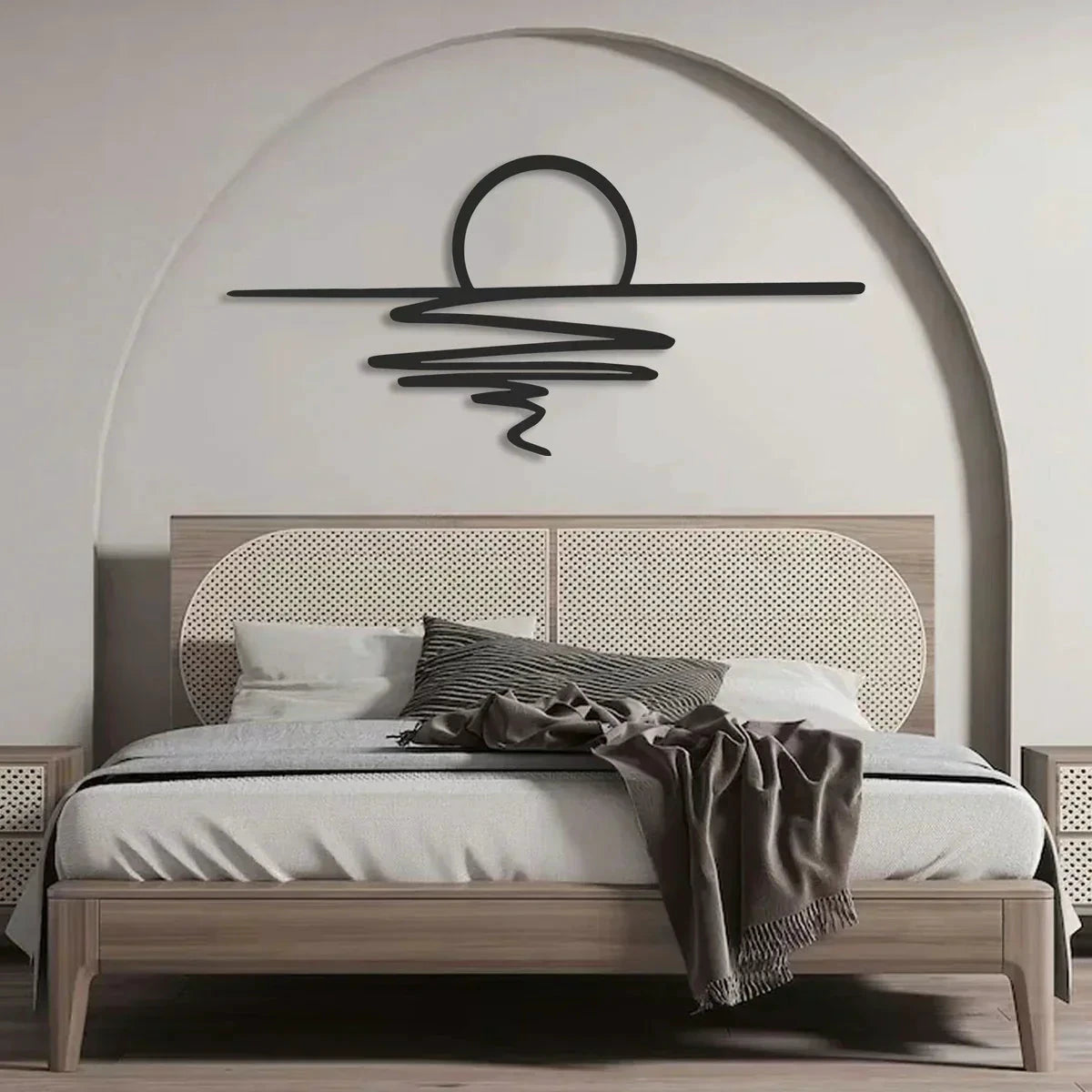CurlMist - Modern Minimalist Wall Art Bowlift by Bowlift