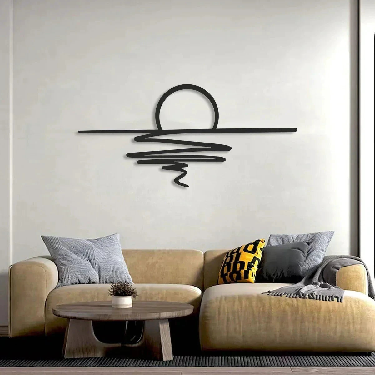 CurlMist - Modern Minimalist Wall Art Bowlift by Bowlift