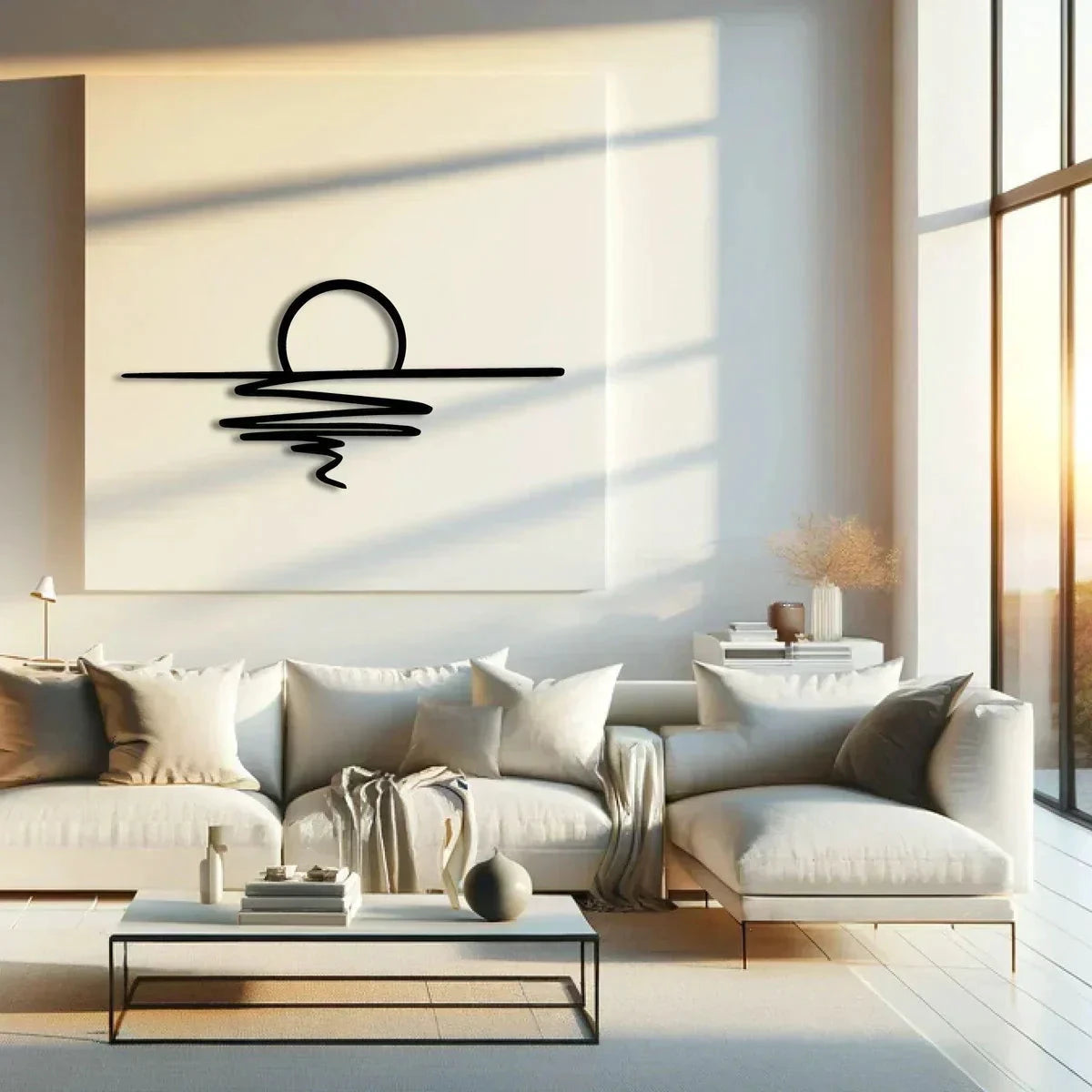 CurlMist - Modern Minimalist Wall Art Bowlift by Bowlift