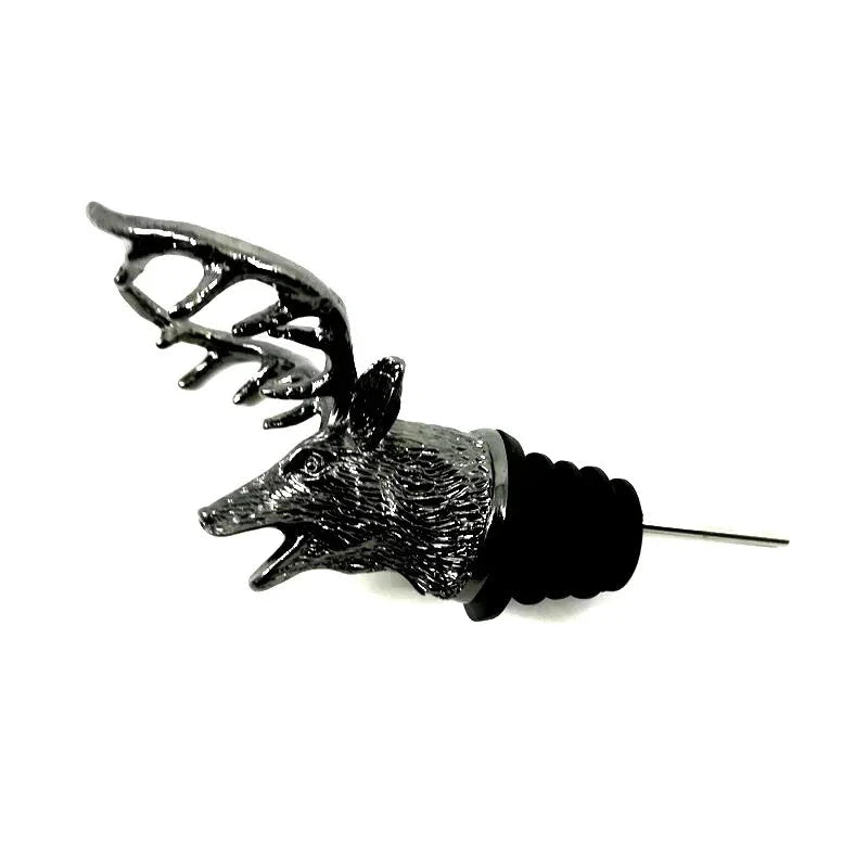 Decorative Head Wine Pourer Wine Pour Spout Stopper Bar Accessories by Bowlift