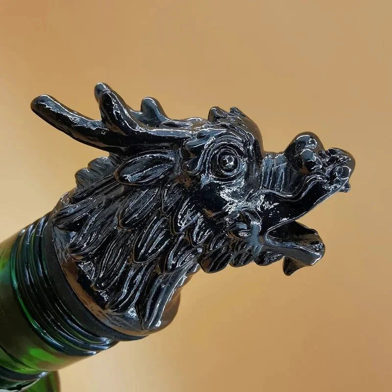 Decorative Head Wine Pourer Wine Pour Spout Stopper Bar Accessories by Bowlift