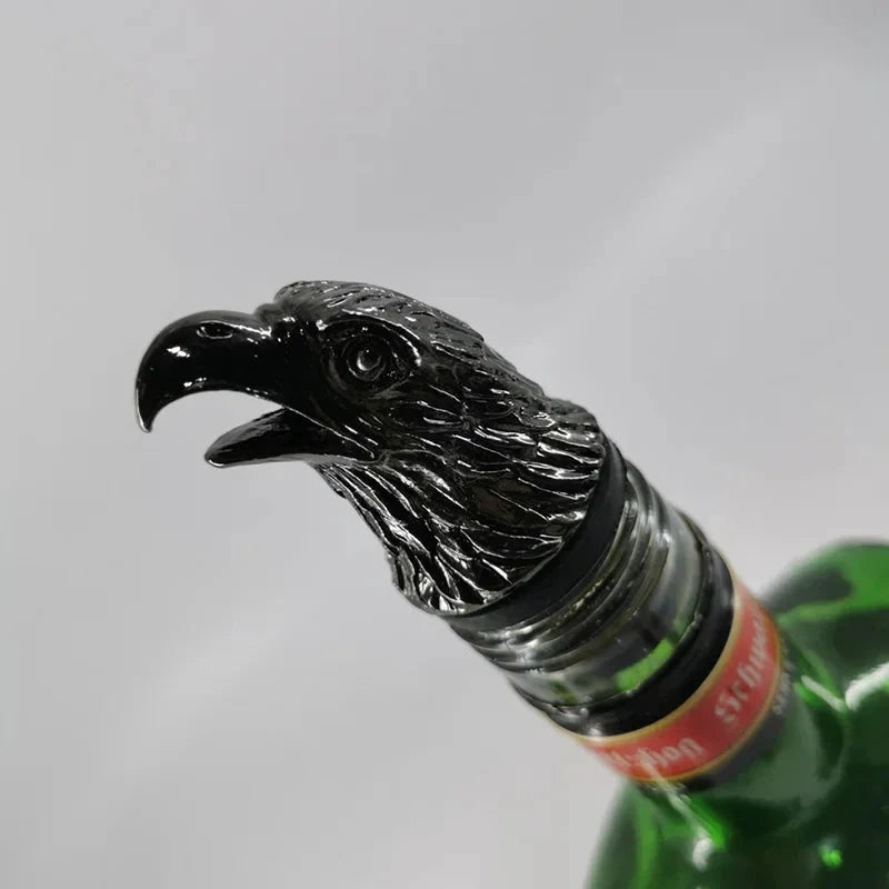 Decorative Head Wine Pourer Wine Pour Spout Stopper Bar Accessories by Bowlift