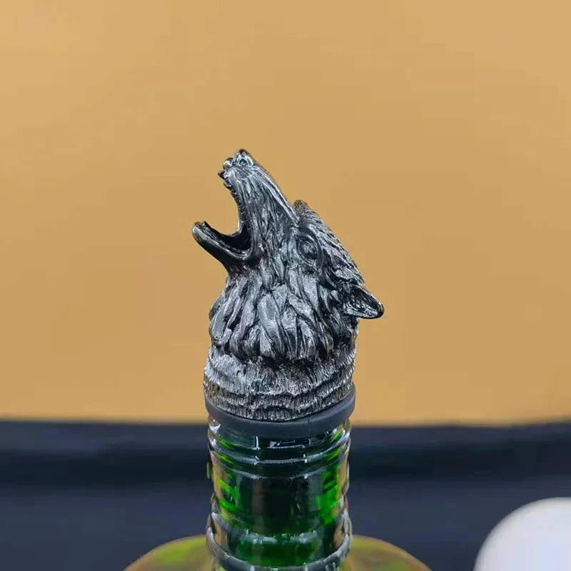Decorative Head Wine Pourer Wine Pour Spout Stopper Bar Accessories by Bowlift