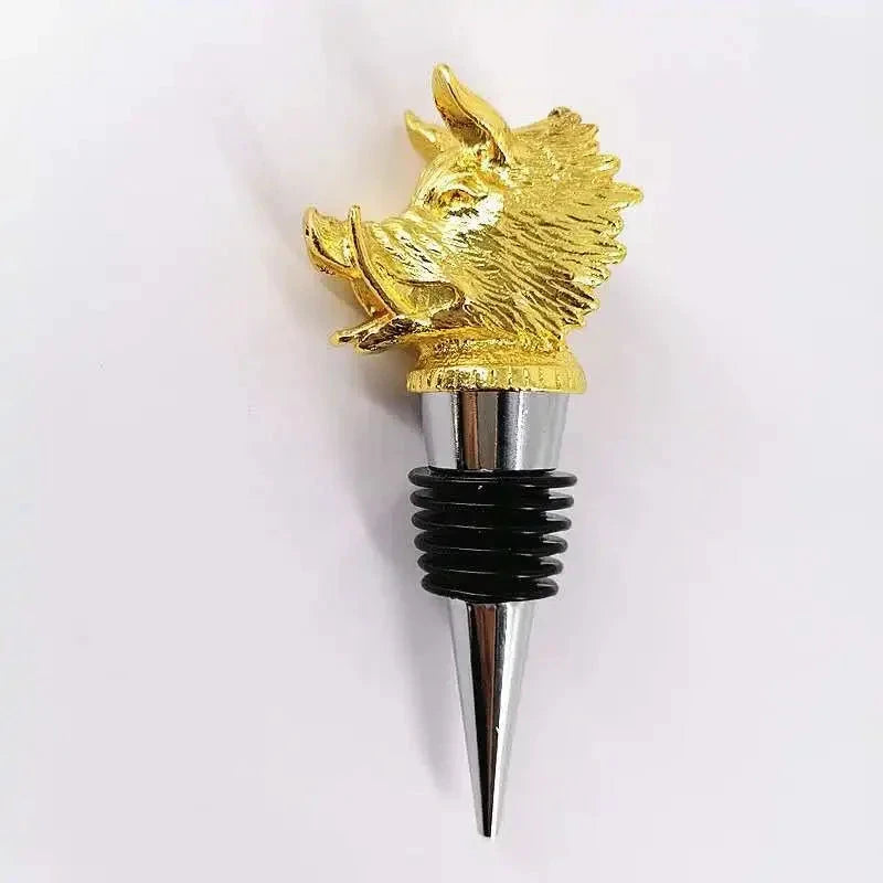 Decorative Head Wine Pourer Wine Pour Spout Stopper Bar Accessories by Bowlift