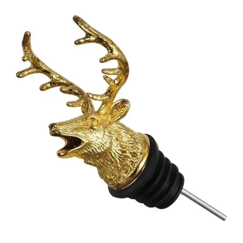 Decorative Head Wine Pourer Wine Pour Spout Stopper Bar Accessories by Bowlift