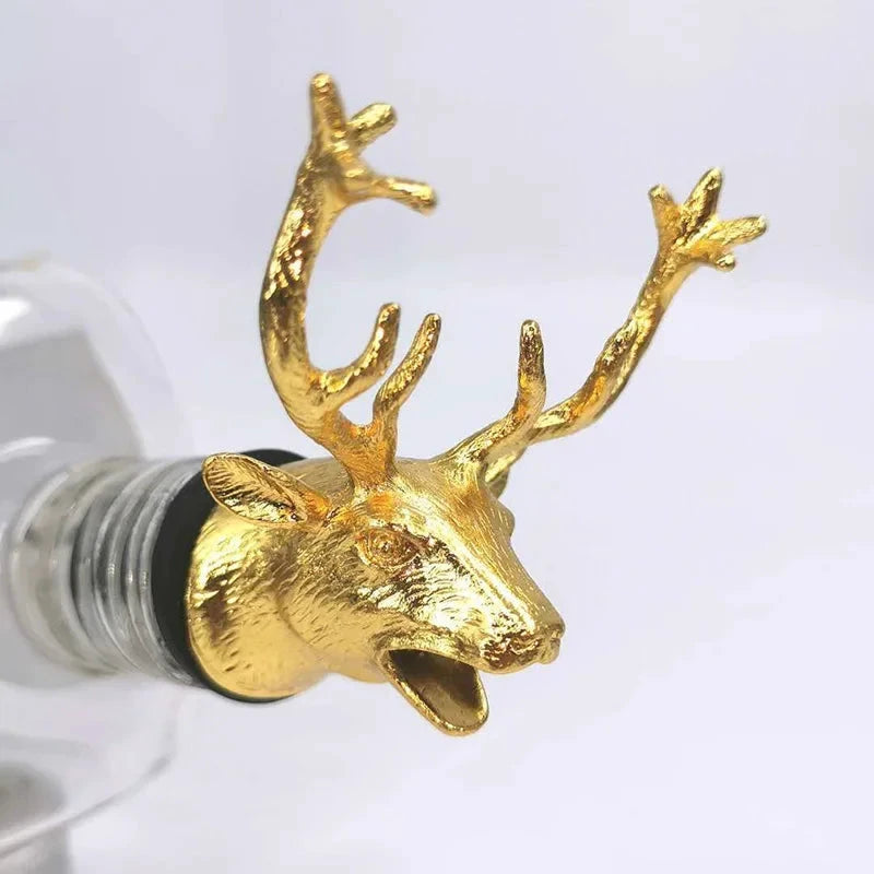 Decorative Head Wine Pourer Wine Pour Spout Stopper Bar Accessories by Bowlift