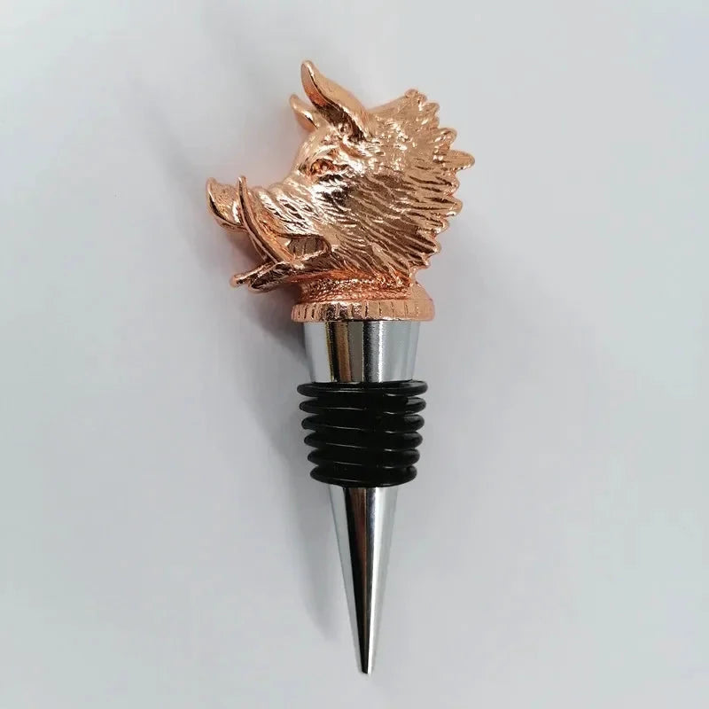 Decorative Head Wine Pourer Wine Pour Spout Stopper Bar Accessories by Bowlift