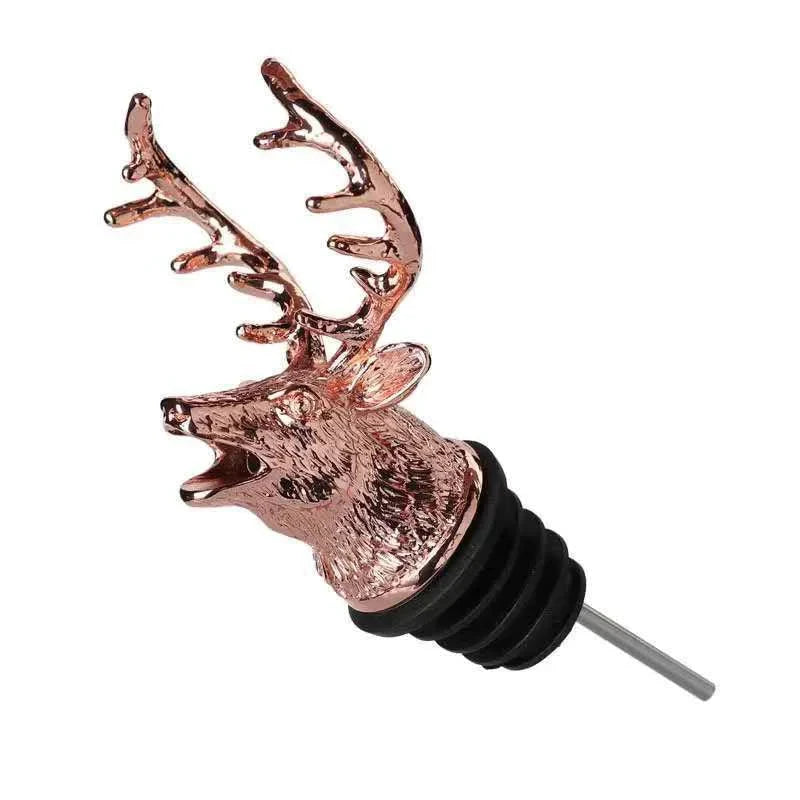 Decorative Head Wine Pourer Wine Pour Spout Stopper Bar Accessories by Bowlift