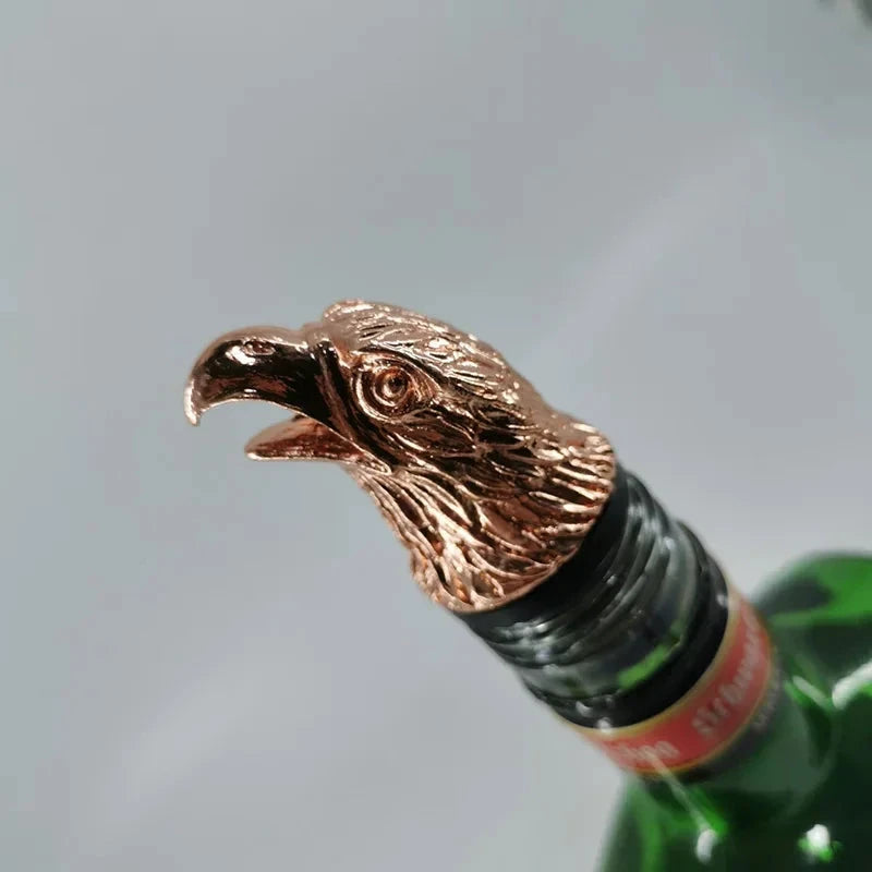 Decorative Head Wine Pourer Wine Pour Spout Stopper Bar Accessories by Bowlift