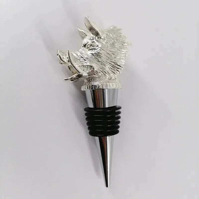 Decorative Head Wine Pourer Wine Pour Spout Stopper Bar Accessories by Bowlift