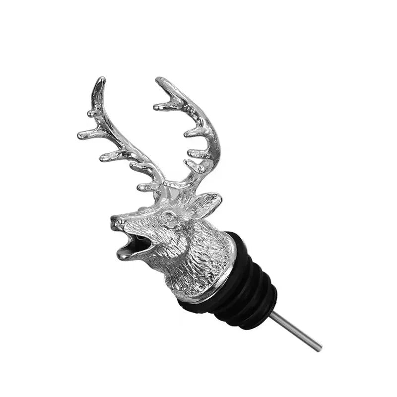 Decorative Head Wine Pourer Wine Pour Spout Stopper Bar Accessories by Bowlift