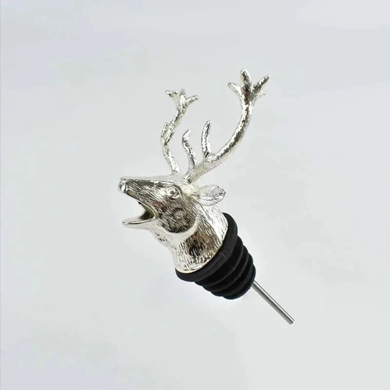 Decorative Head Wine Pourer Wine Pour Spout Stopper Bar Accessories by Bowlift