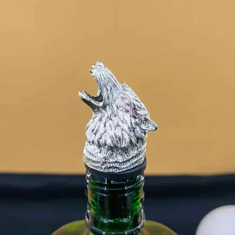 Decorative Head Wine Pourer Wine Pour Spout Stopper Bar Accessories by Bowlift