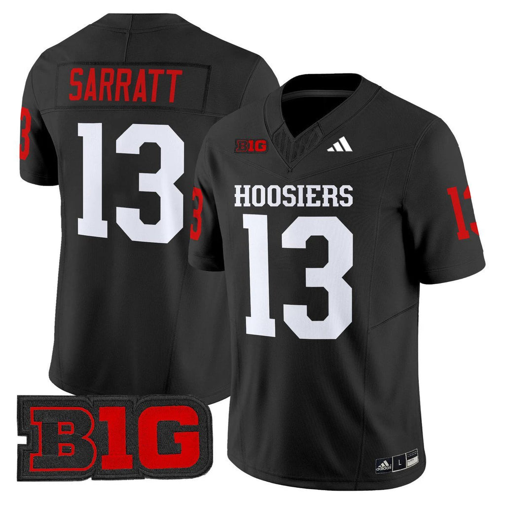 Elijah Sarratt Jersey #13 Indiana Hoosiers 2025 Limited Stitched Black by My Store