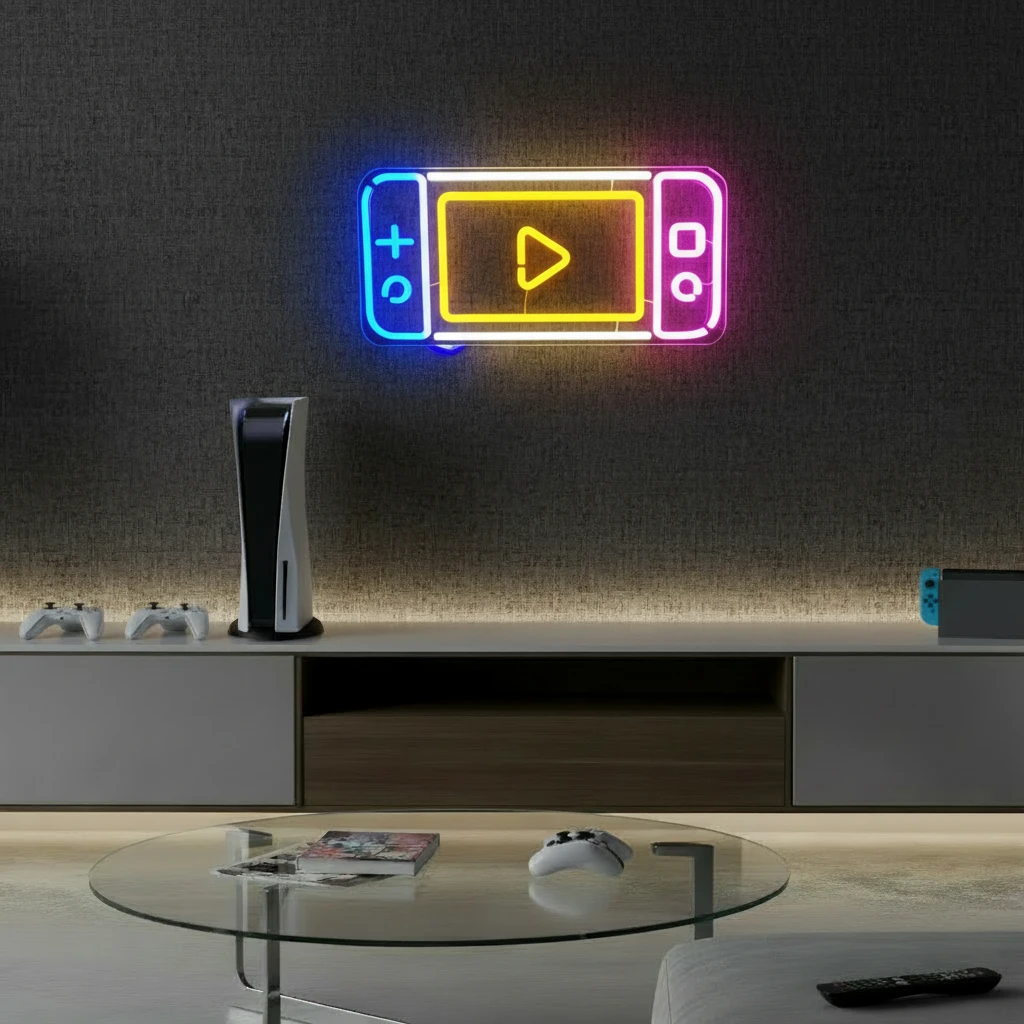 Game Switch Neon Sign For Gaming Room Decor by Neonchics